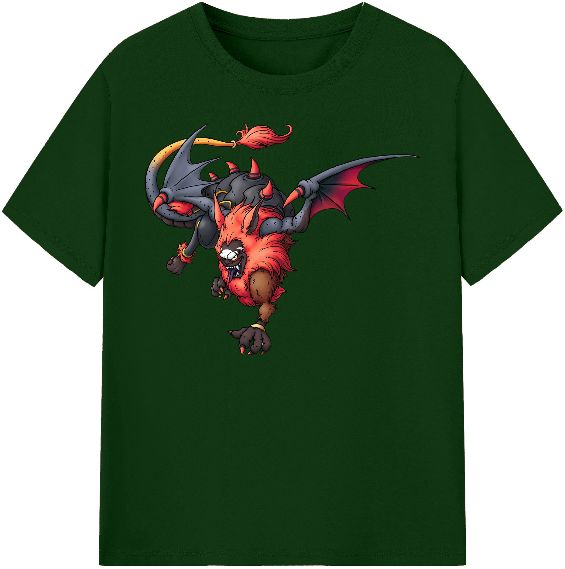 （画像用） ドラゴンクエスト Doragon Kuesuto Dragon Quest 綿100％半袖Tシャツ（フロントプリント）